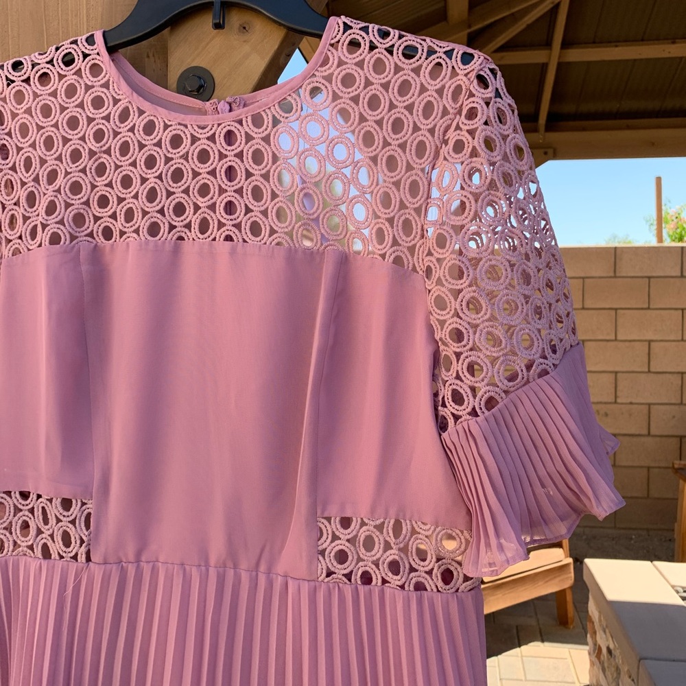 ✨ SOLD NWT ASOS Pleated Dress - Picture 4 of 8